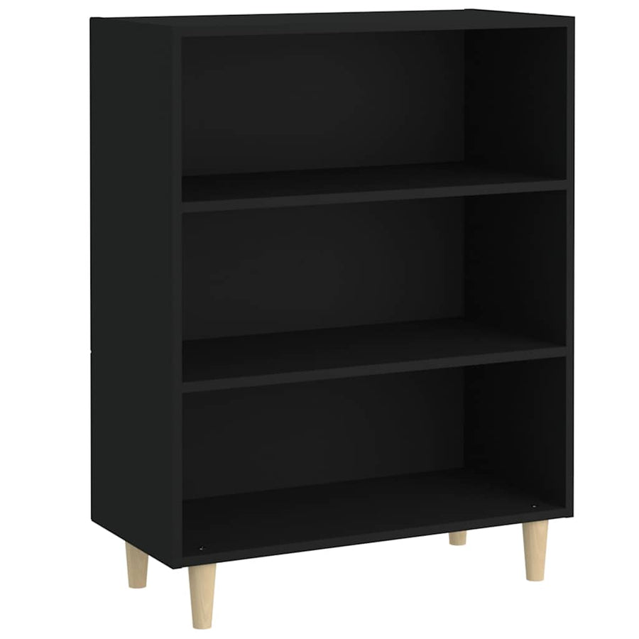 Sideboard Black 69.5x32.5x90 cm Engineered Wood
