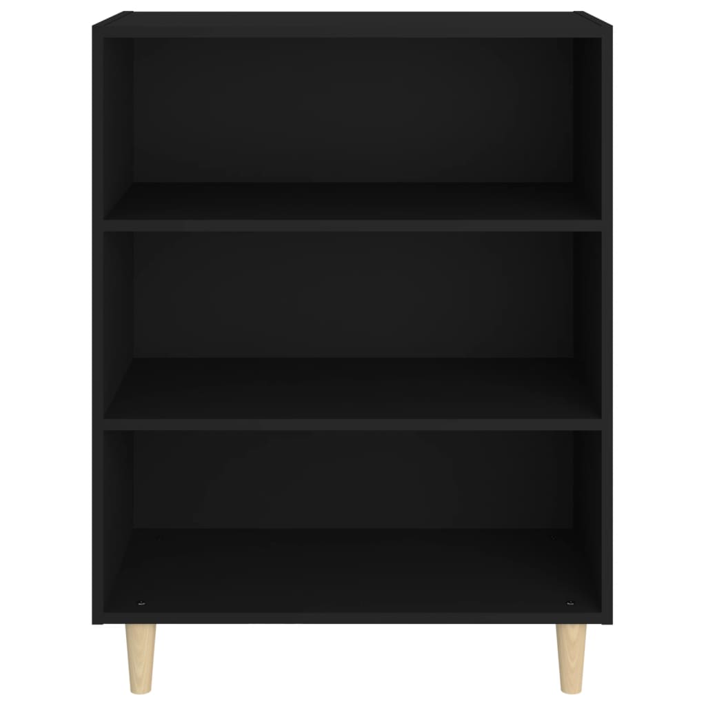 Sideboard Black 69.5x32.5x90 cm Engineered Wood