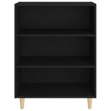 Sideboard Black 69.5x32.5x90 cm Engineered Wood