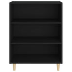 Sideboard Black 69.5x32.5x90 cm Engineered Wood