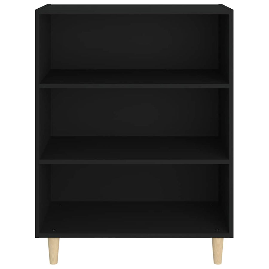 Sideboard Black 69.5x32.5x90 cm Engineered Wood