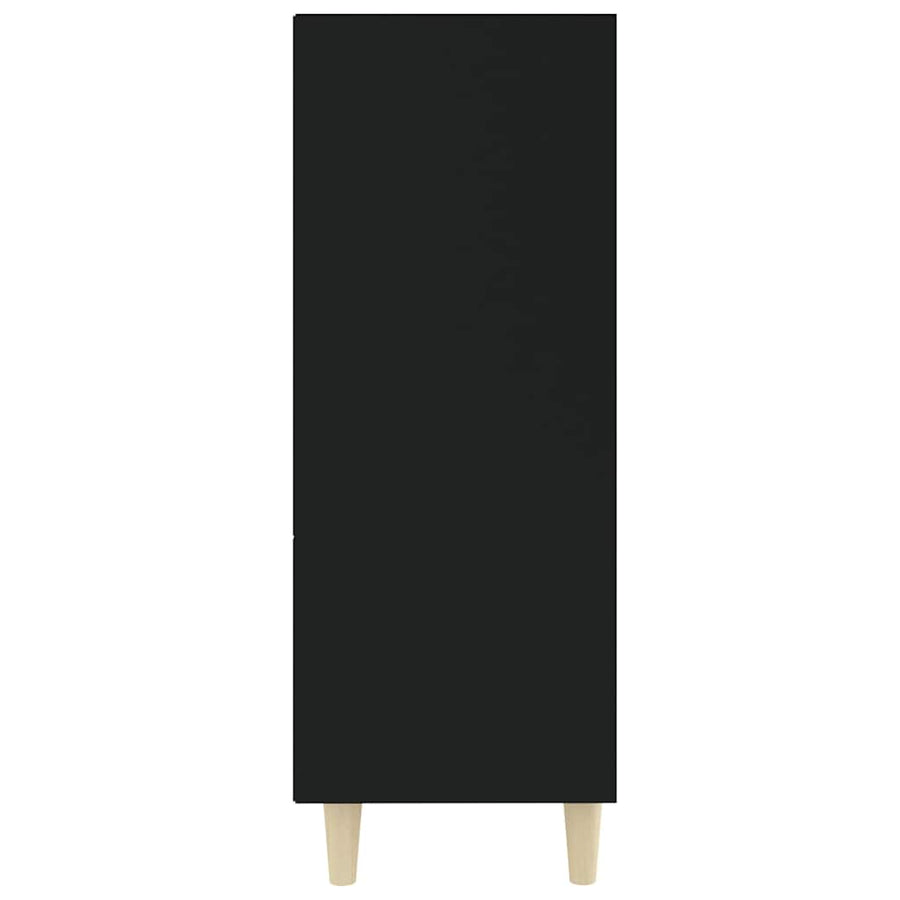 Sideboard Black 69.5x32.5x90 cm Engineered Wood