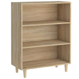 Sideboard Sonoma Oak 69.5x32.5x90 cm Engineered Wood - Front View