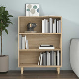 Sideboard Sonoma Oak 69.5x32.5x90 cm Engineered Wood - 45-Degree Angle