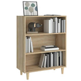 Sideboard Sonoma Oak 69.5x32.5x90 cm Engineered Wood - Rear View