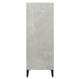 Sideboard Concrete Grey 69.5x32.5x90 cm Engineered Wood - Top-Down View