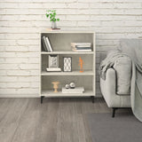 Sideboard Concrete Grey 69.5x32.5x90 cm Engineered Wood - Rear View