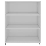 Sideboard High Gloss White 69.5x32.5x90 cm Engineered Wood