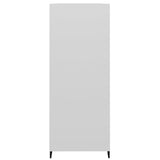 Sideboard High Gloss White 69.5x32.5x90 cm Engineered Wood