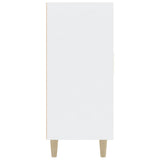 Sideboard White 90x34x80 cm Engineered Wood - 45-Degree Angle