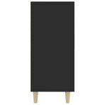 Sideboard Black 90x34x80 cm Engineered Wood