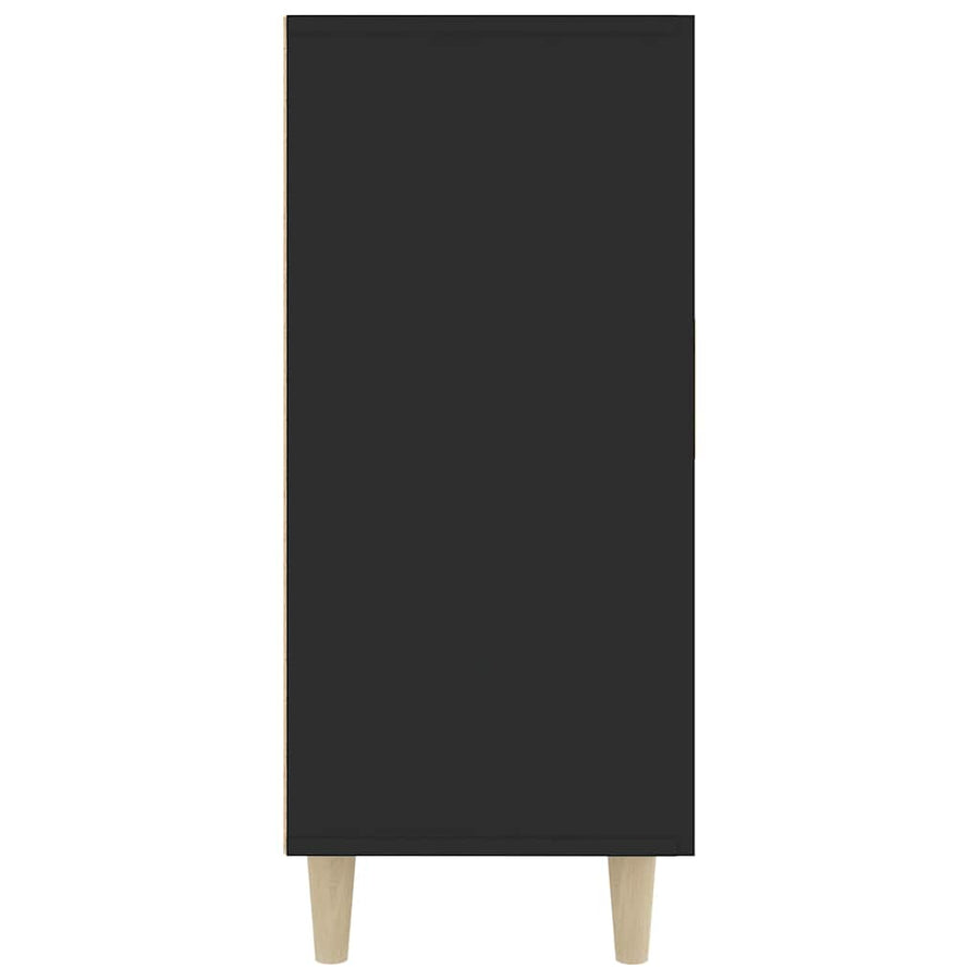 Sideboard Black 90x34x80 cm Engineered Wood