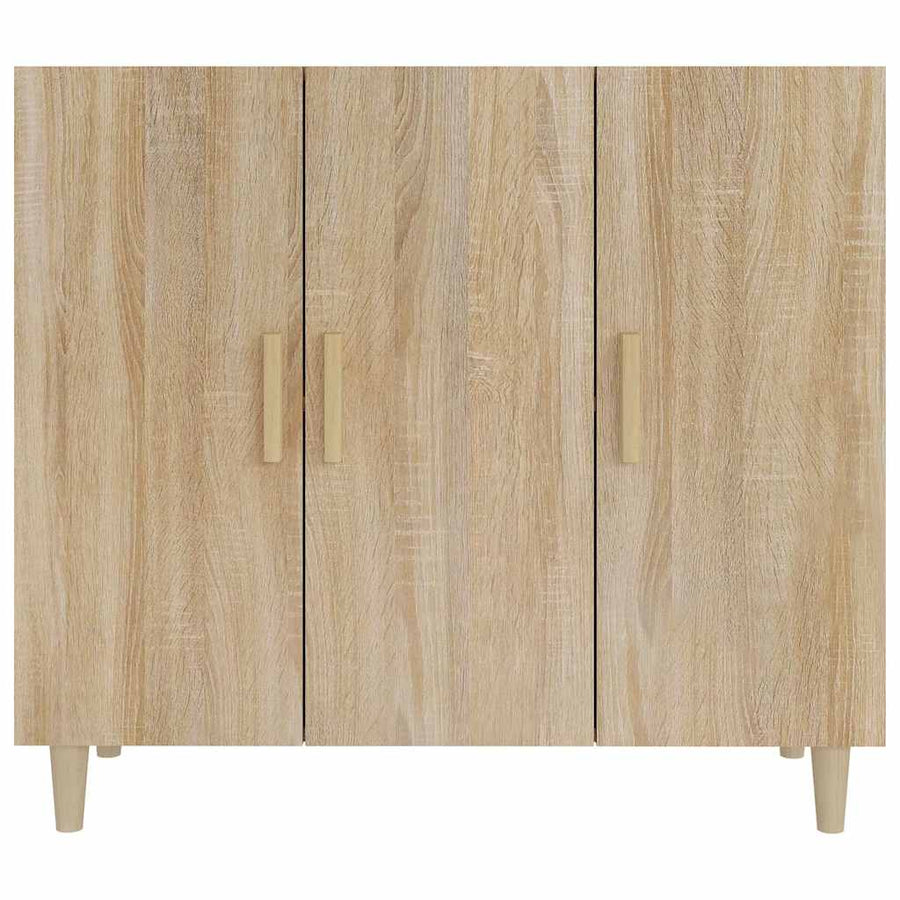 Sideboard Sonoma Oak 90x34x80 cm Engineered Wood