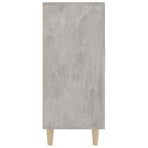Sideboard Concrete Grey 90x34x80 cm Engineered Wood