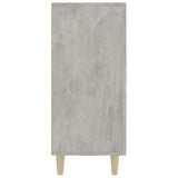 Sideboard Concrete Grey 90x34x80 cm Engineered Wood - 45-Degree Angle