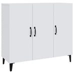 Sideboard White 90x34x80 cm Engineered Wood