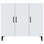 Sideboard White 90x34x80 cm Engineered Wood