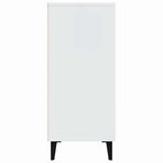 Sideboard White 90x34x80 cm Engineered Wood