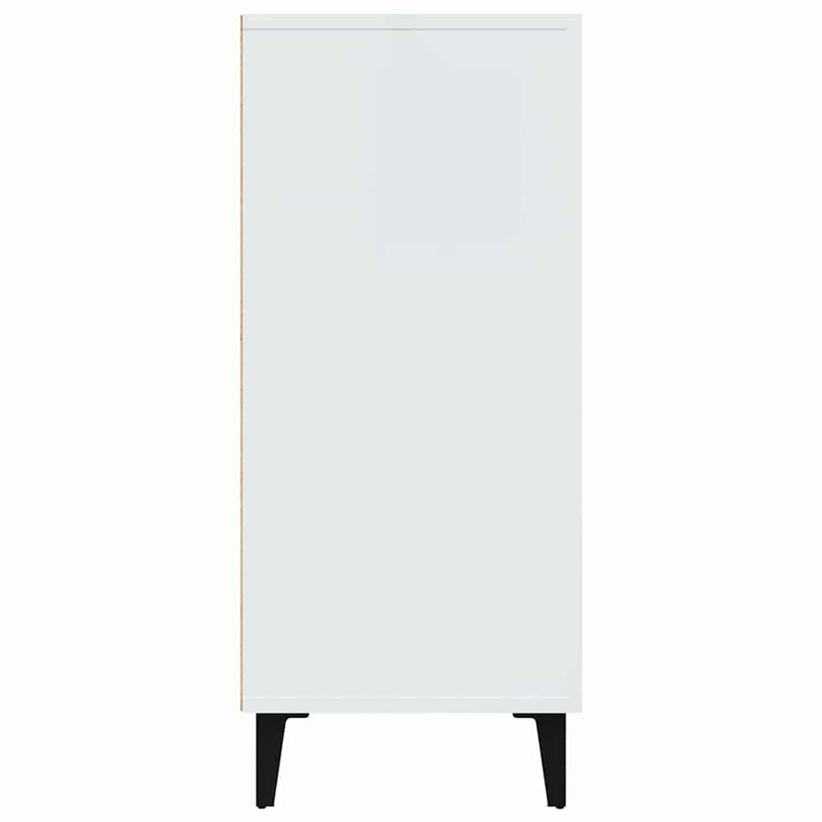 Sideboard White 90x34x80 cm Engineered Wood