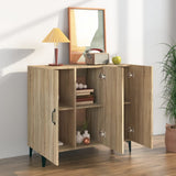 Sideboard Sonoma Oak 90x34x80 cm Engineered Wood