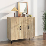 Sideboard Sonoma Oak 90x34x80 cm Engineered Wood