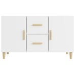 Sideboard White 100x36x60 cm Engineered Wood