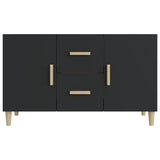 Sideboard Black 100x36x60 cm Engineered Wood