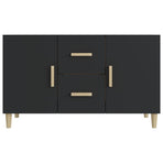 Sideboard Black 100x36x60 cm Engineered Wood