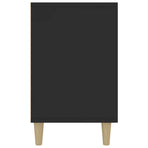 Sideboard Black 100x36x60 cm Engineered Wood