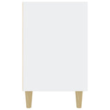 Sideboard High Gloss White 100x36x60 cm Engineered Wood
