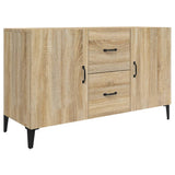 Sideboard Sonoma Oak 100x36x60 cm Engineered Wood - Front View