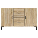 Sideboard Sonoma Oak 100x36x60 cm Engineered Wood - 45-Degree Angle