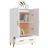 Highboard White 70x31x115 cm Engineered Wood - Top-Down View