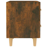 Bed Cabinet Smoked Oak 40x35x47.5 cm - Top-Down View
