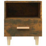 Bedside Cabinet Smoked Oak 40x35x47 cm - Top-Down View