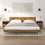 Bedside Cabinets 2 pcs Smoked Oak 40x35x47 cm
