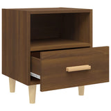 Bedside Cabinet Brown Oak 40x35x47 cm - 45-Degree Angle