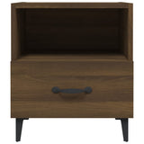 Bedside Cabinets 2 pcs Brown Oak Engineered Wood