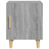Bedside Cabinets 2 pcs Grey Sonoma Engineered Wood - Top-Down View