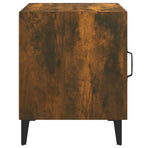Bedside Cabinets 2 pcs Smoked Oak Engineered Wood