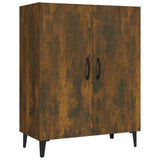 Sideboard Smoked Oak 70x34x90 cm Engineered Wood - Front View