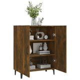 Sideboard Smoked Oak 70x34x90 cm Engineered Wood - Close-Up Angle
