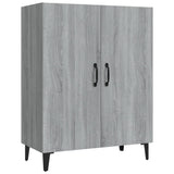 Sideboard Grey Sonoma 70x34x90 cm Engineered Wood - Front View