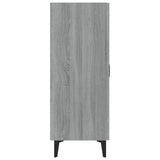 Sideboard Grey Sonoma 70x34x90 cm Engineered Wood - 45-Degree Angle