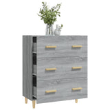 Sideboard Grey Sonoma 70x34x90 cm Engineered Wood - Close-Up Angle