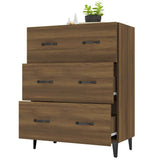 Sideboard Brown Oak 69.5x34x90 cm Engineered Wood - Top-Down View