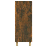 Sideboard Smoked Oak 69.5x34x90 cm Engineered Wood