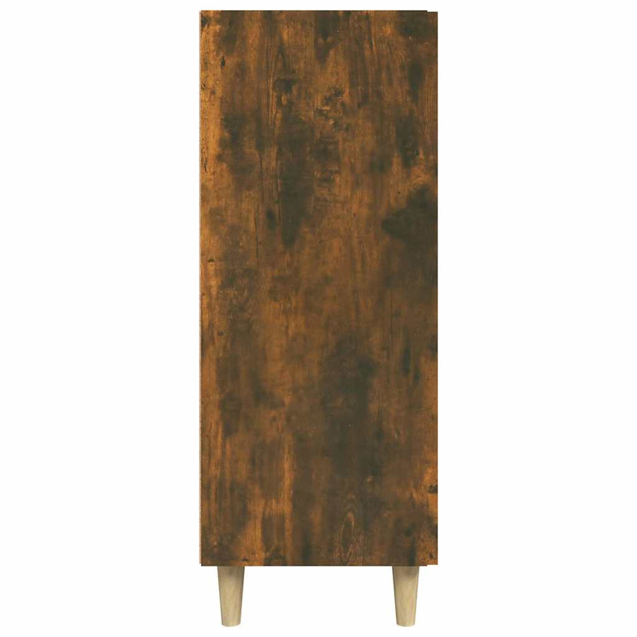 Sideboard Smoked Oak 69.5x34x90 cm Engineered Wood