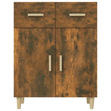 Sideboard Smoked Oak 69.5x34x89 cm Engineered Wood