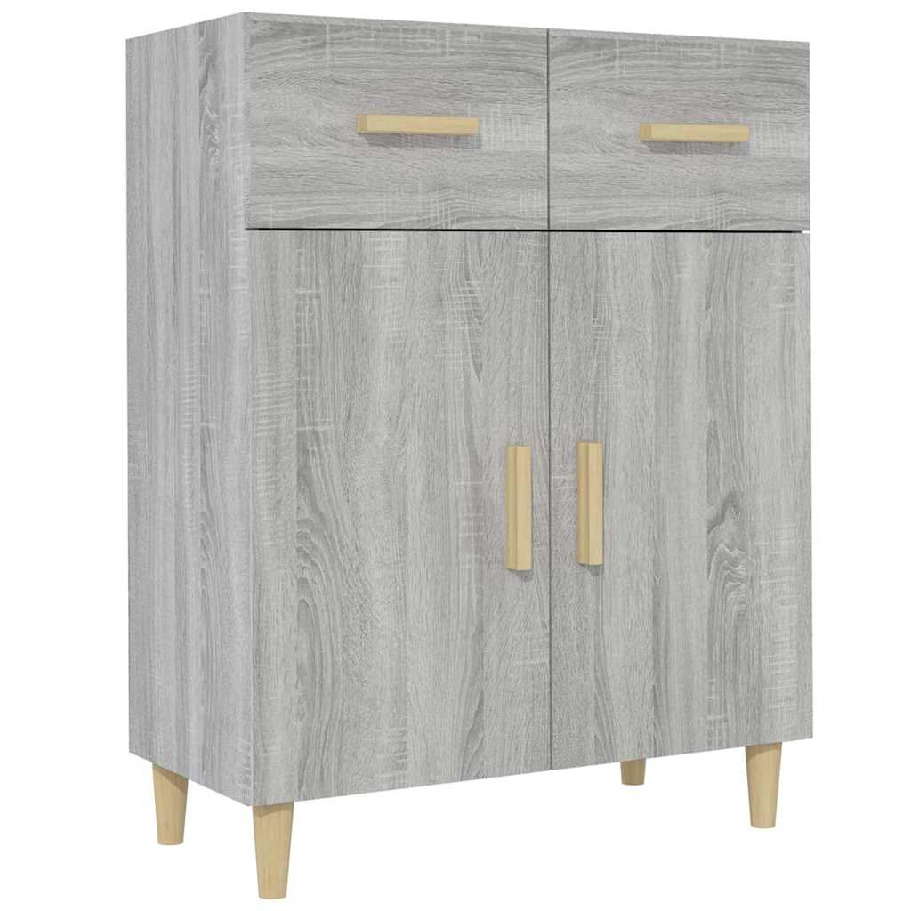 Sideboard Grey Sonoma 69.5x34x89 cm Engineered Wood